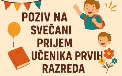 Poziv na svečani prijem prvašića