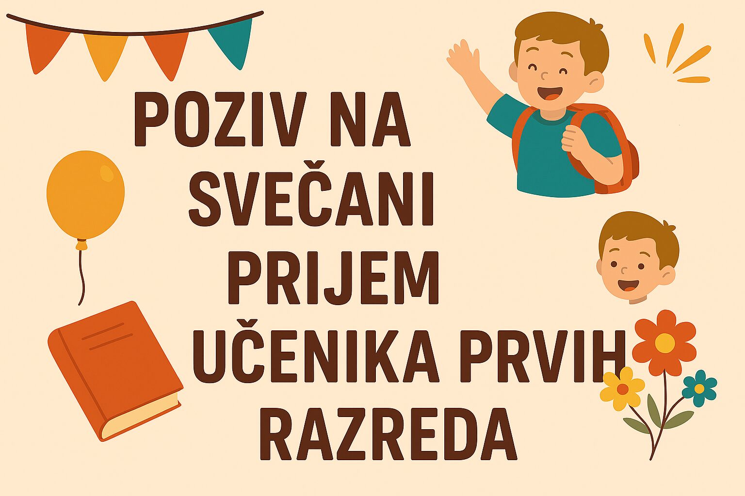 Poziv na svečani prijem prvašića