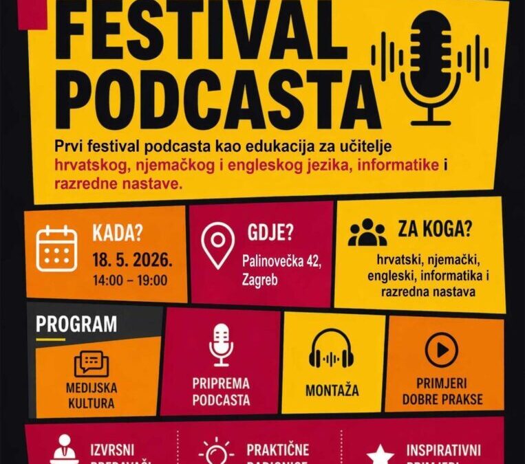 Prvi Festival podcasta u OŠ Alojzija Stepinca