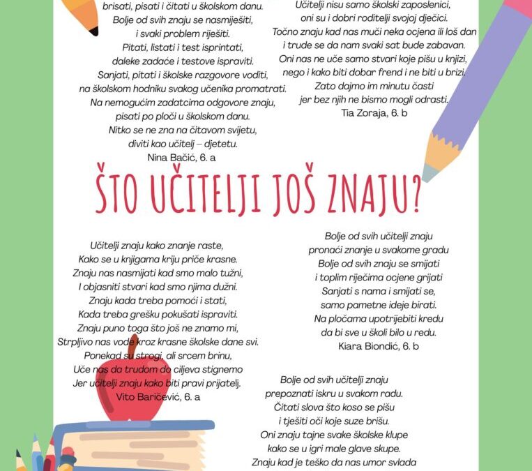 Za Dan učitelja