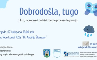 Tribina za roditelje: „Dobrodošla, tugo!“